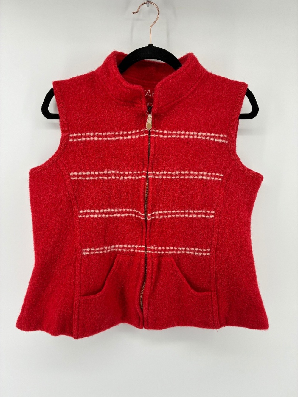 Tabi Vintage 100% Wool Outdoor Vest Jacket